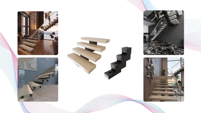 ZigZag ARC floating stair beam configuration in New York